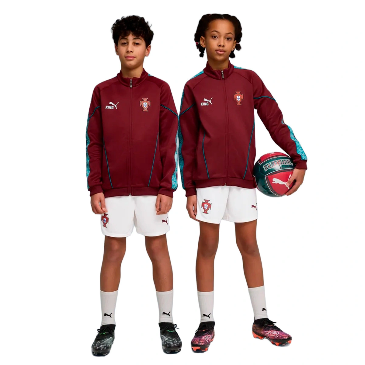 Casaco Puma Portugal Pre-Match Mundial 2026 Criança