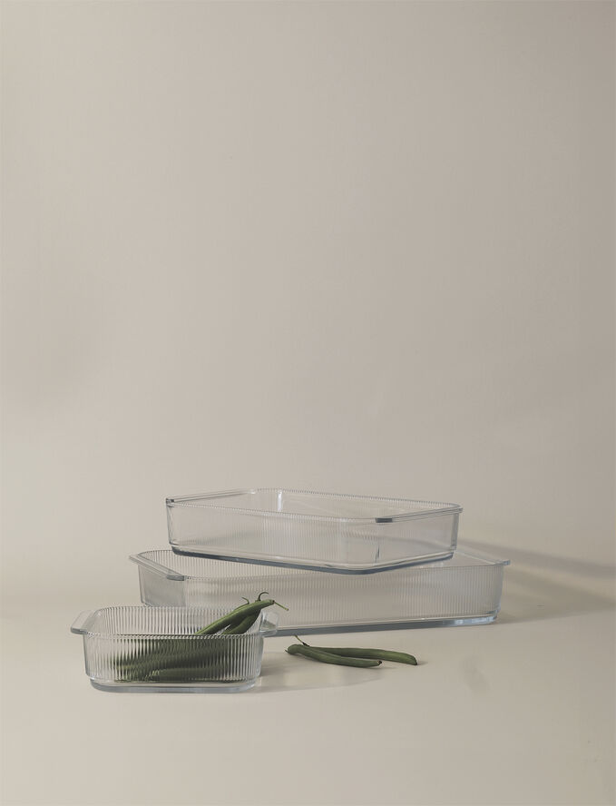 Stelton Pilastro ovnfast fad L 19. 7 cm clear