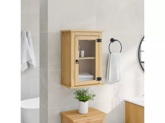 Armoire murale de salle de bain Corona bois de pin massif