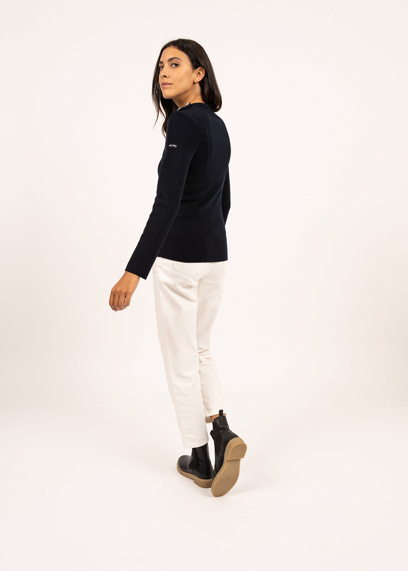 Pull marin uni Marée