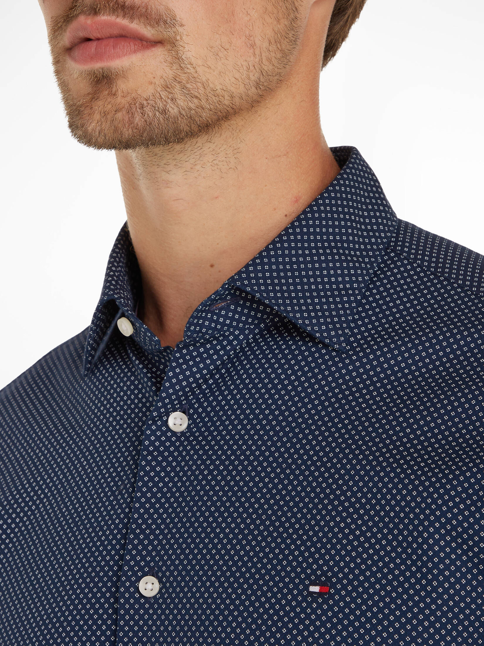Tommy Hilfiger| Herren Hemd DOBBY