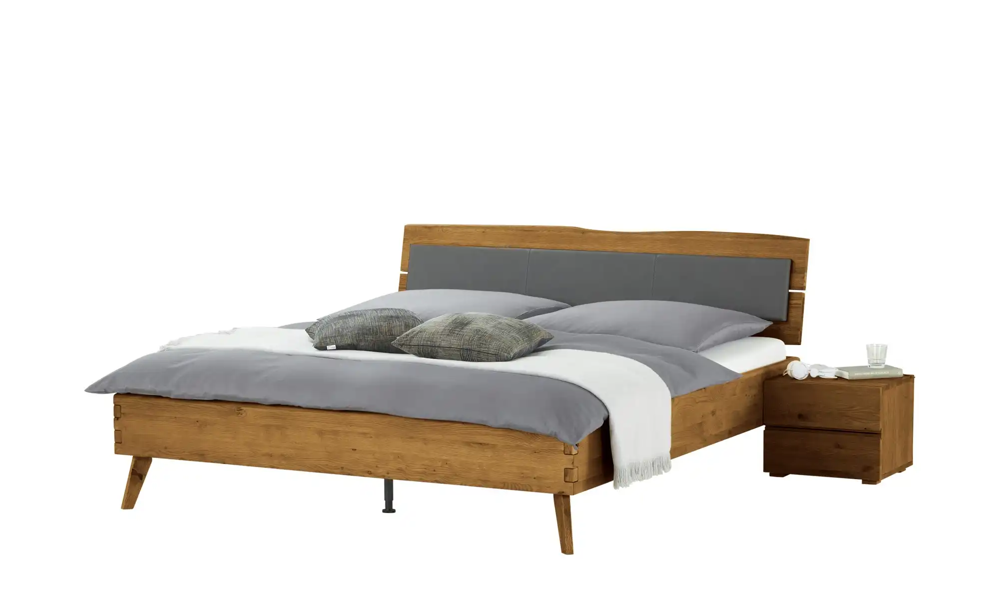 Massivholz-Bettgestell Bivio