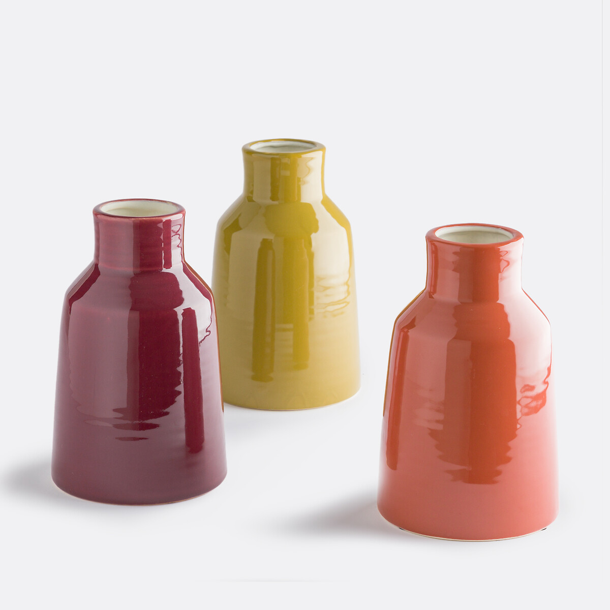 LA REDOUTE INTERIEURS<br>Vaso de cerâmica Alt.23 cm Pastela