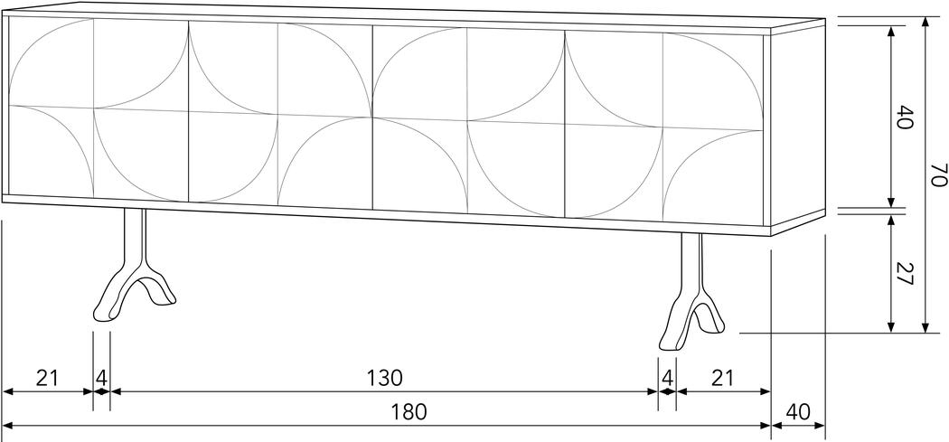 WOOOD   Draw Dressoir