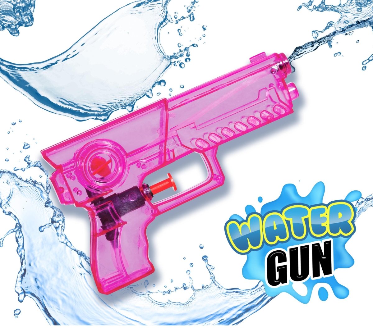Roze Waterpistool 17cm