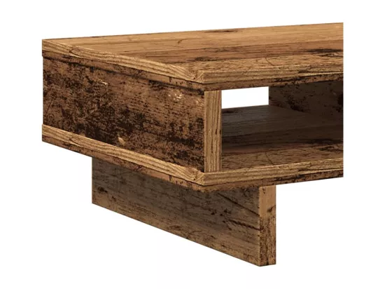 Support de moniteur vieux bois 50x27x15 cm bois d'ingénierie
