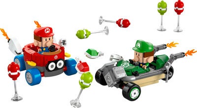 LEGO Super Mario 72034 Mario Kart – Baby Mario mot Baby Luigi