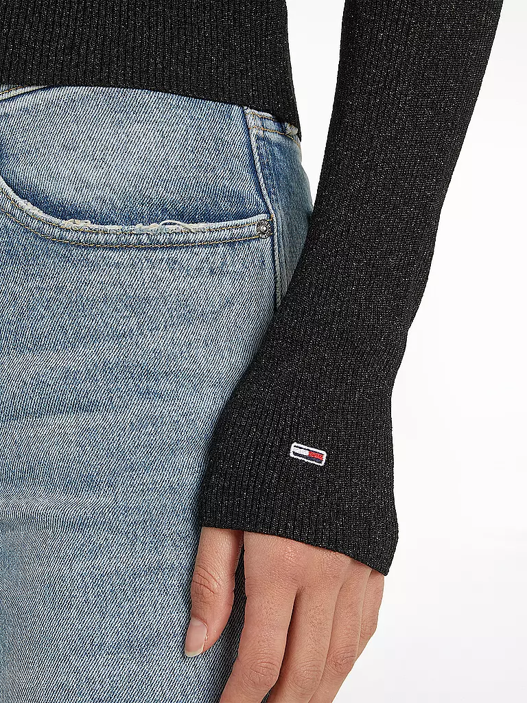 TOMMY JEANS Pullover schwarz
