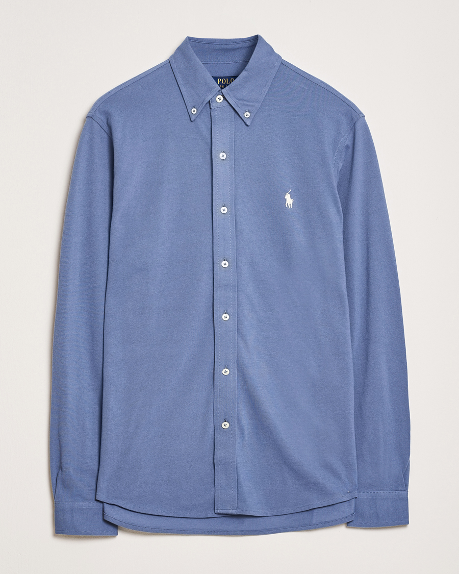 Polo Ralph Lauren Featherweight Mesh Shirt Capri Blue