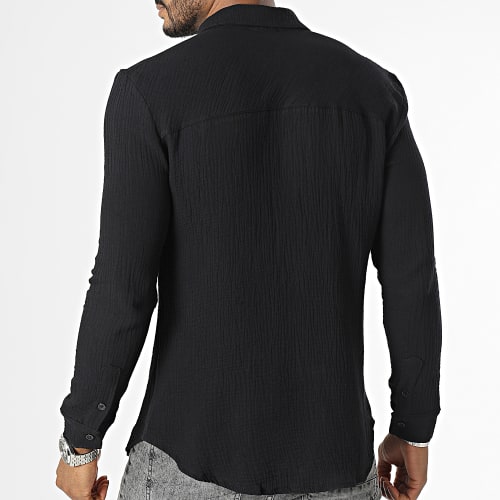 Chemise Manches Longues Noir