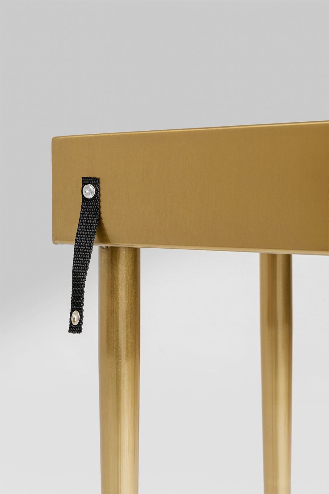 KARE DESIGN Konsole mit Spiegel CURVE ART goldfarbig