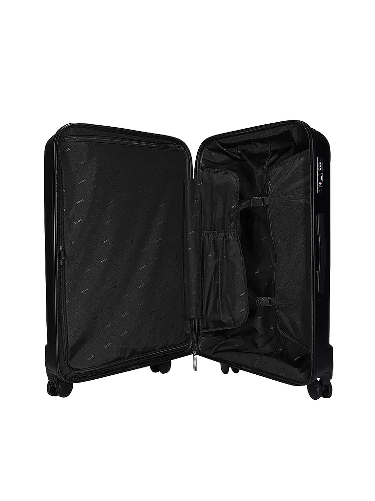 GOT BAG Trolley RE:SHELL CHECKED schwarz