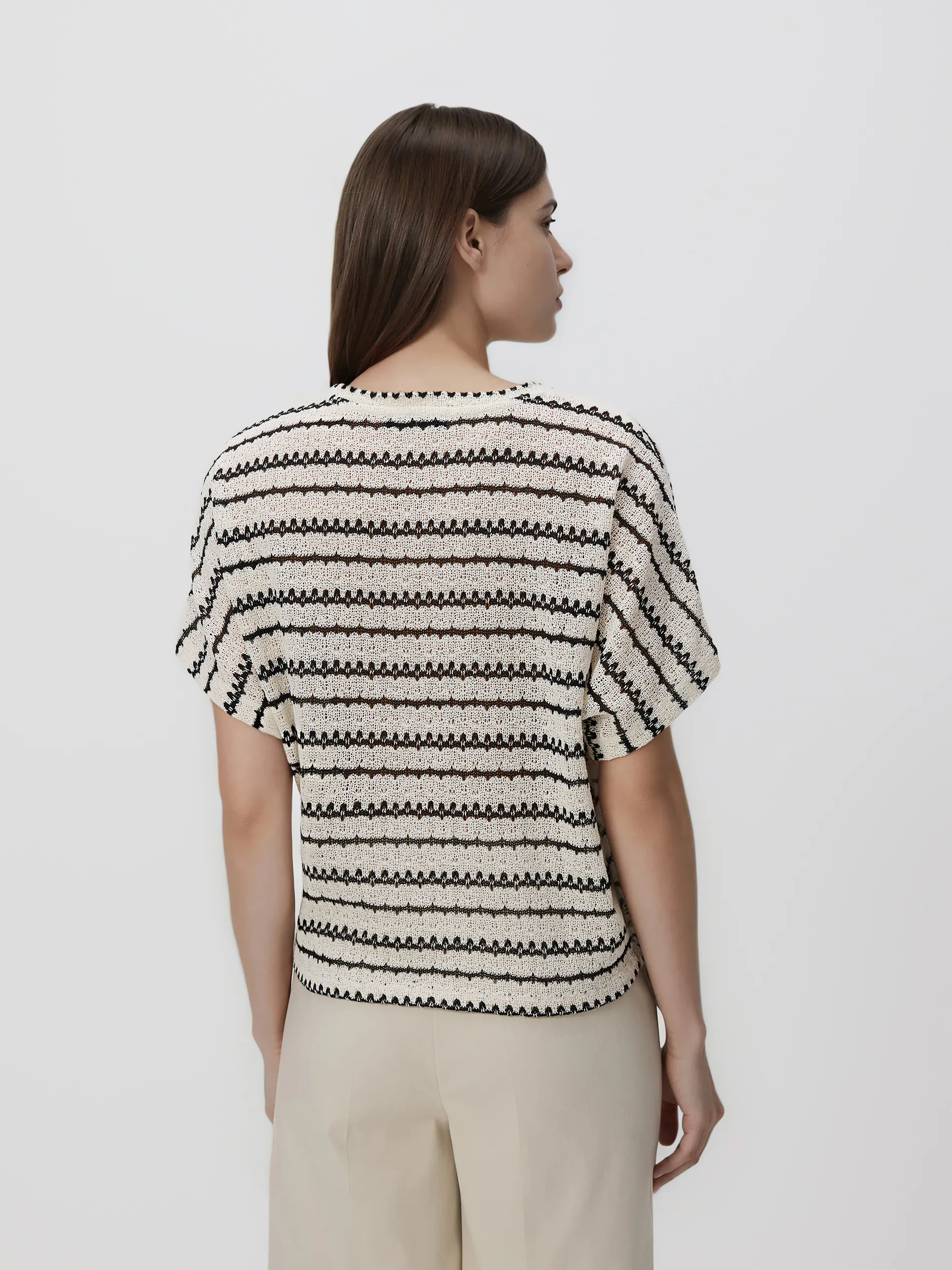 Gemusterte Bluse