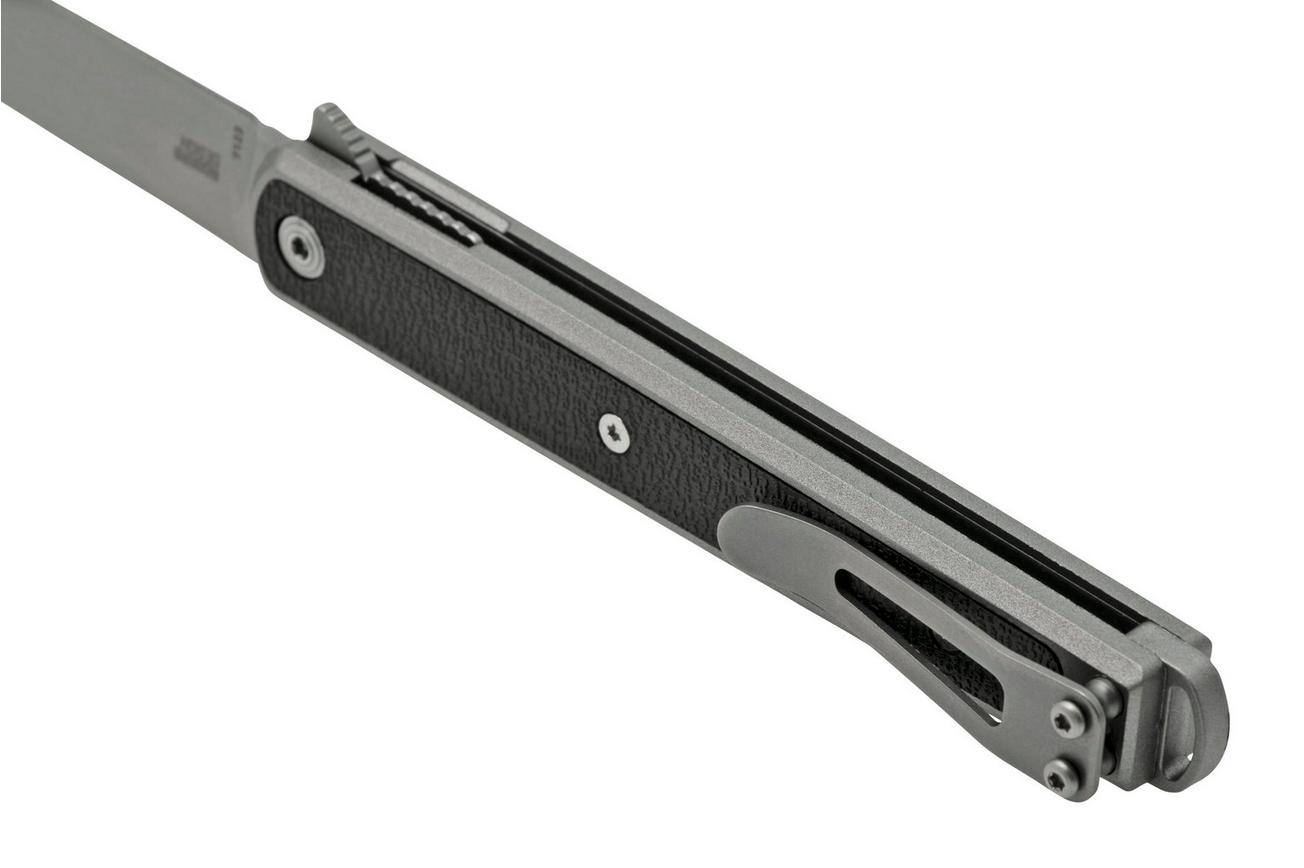 CRKT Seis Black 7123 zakmes, Richard Rogers design