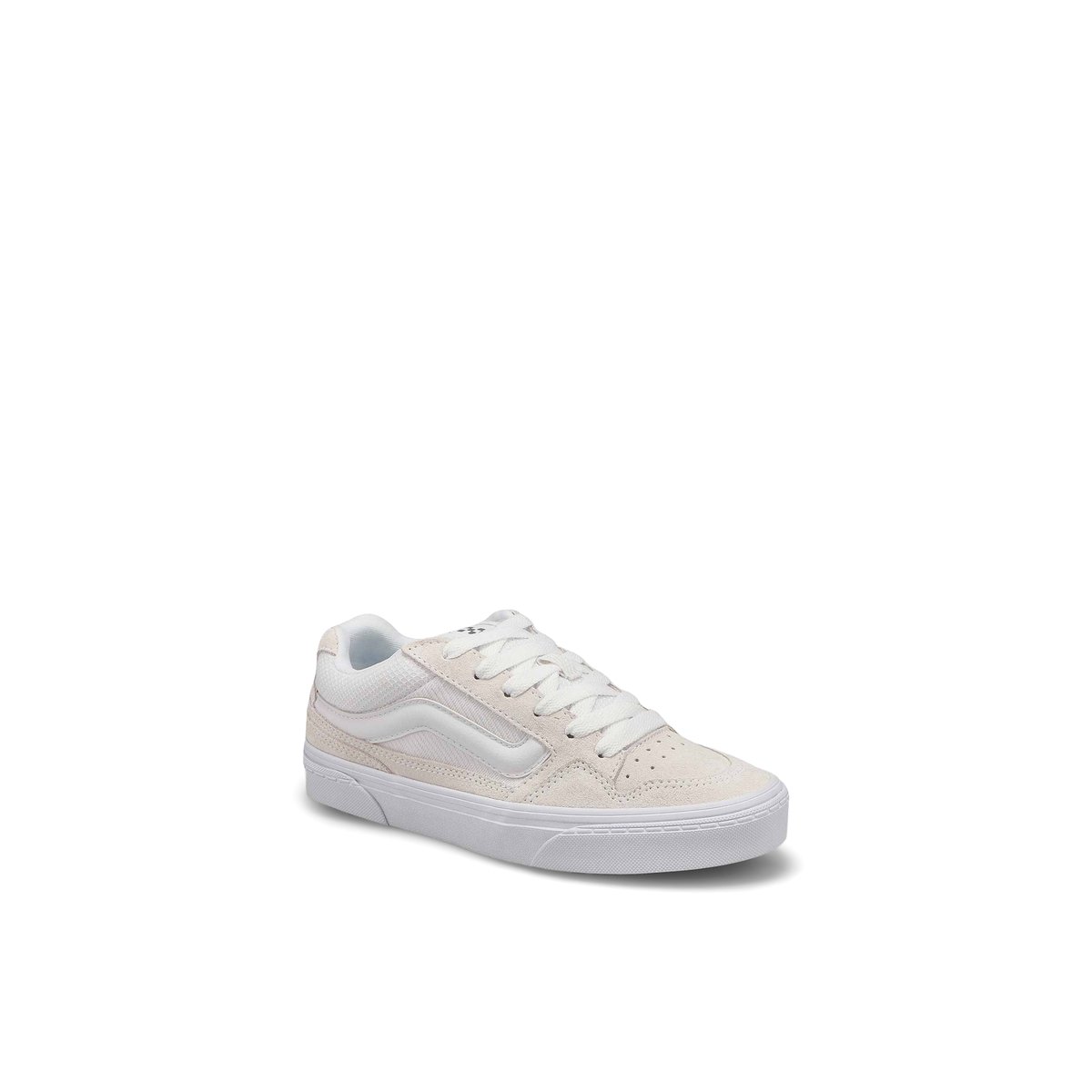 VANS-Caldrone-l-Baskets de skate - Talon plat - Blanc