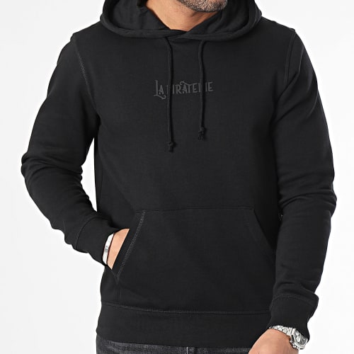 Sweat Capuche Wave Noir Noir