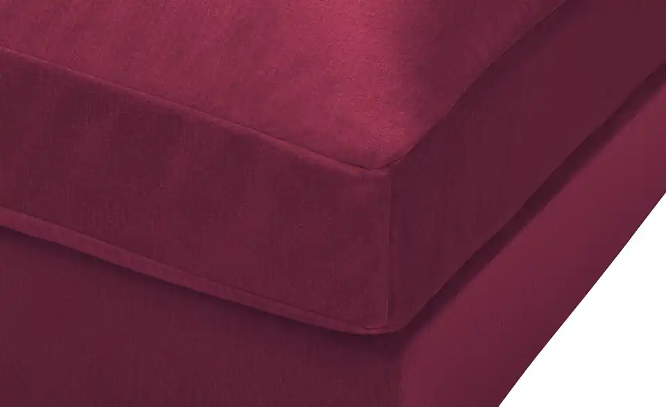 Element Branna Rot Samt 1-Sitzer