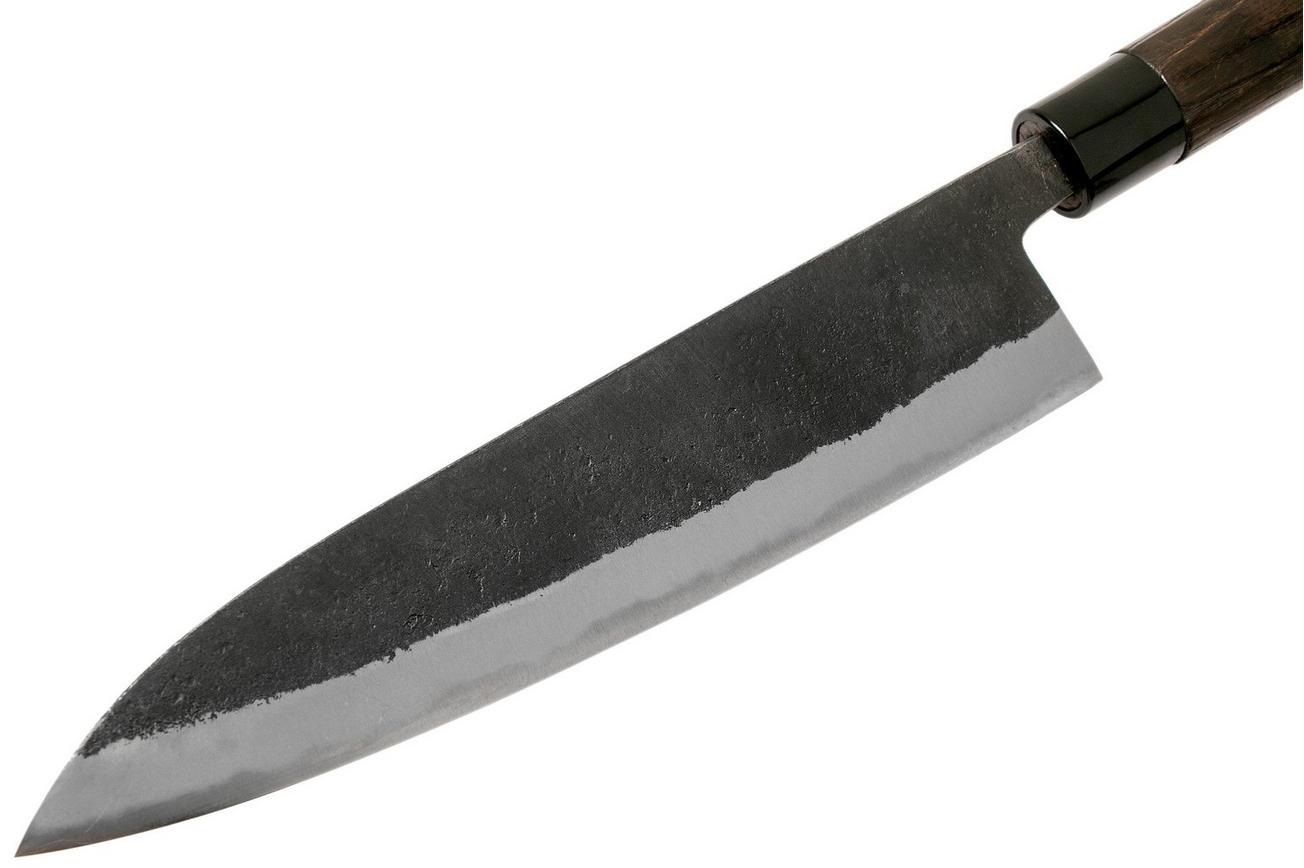 Munetoshi Nashiji Black Gyuto koksmes 24 cm