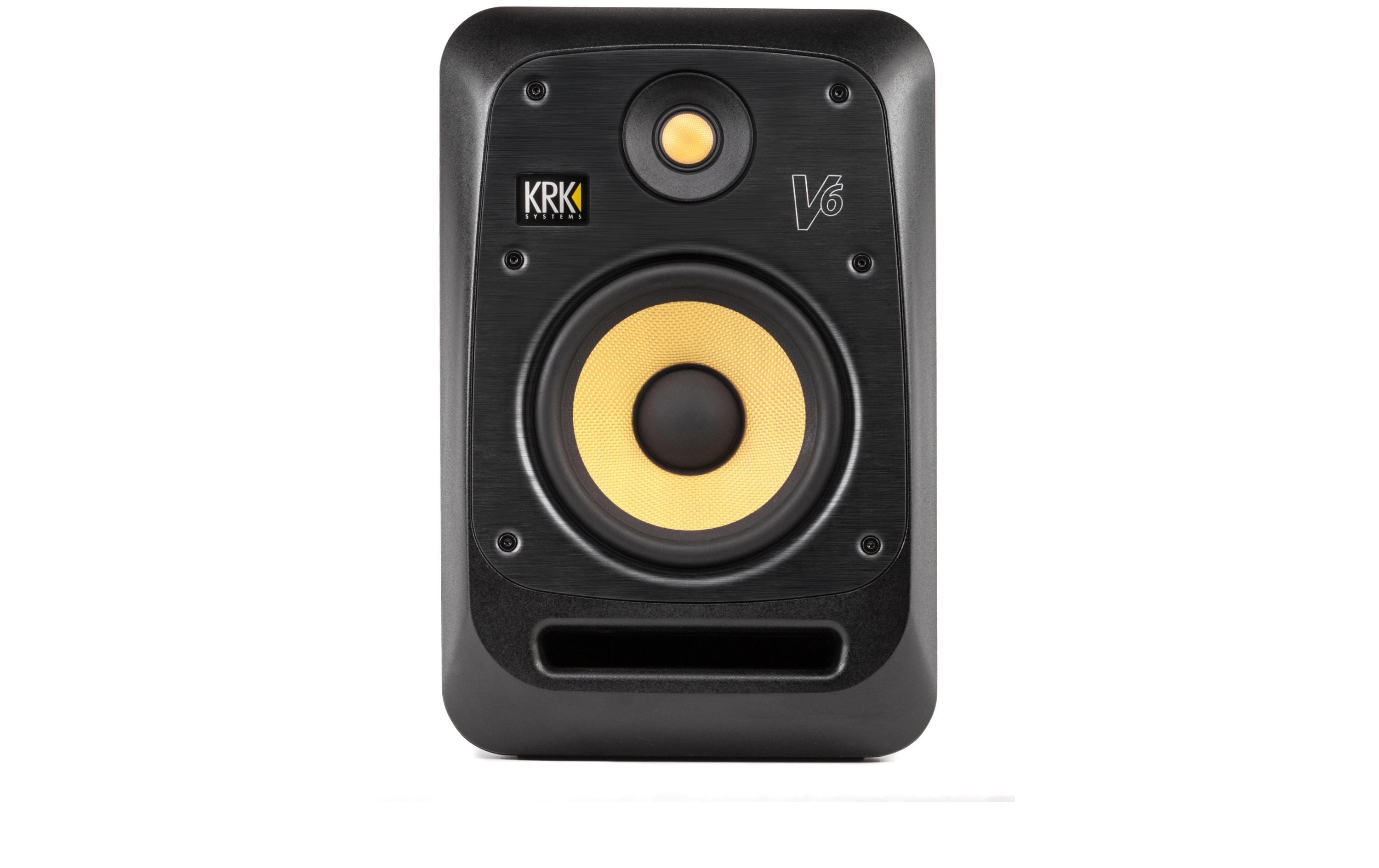 Studiomonitor V6 Series 4 Schwarz<br>Aktiver 2-Wege-Studiomonitor
