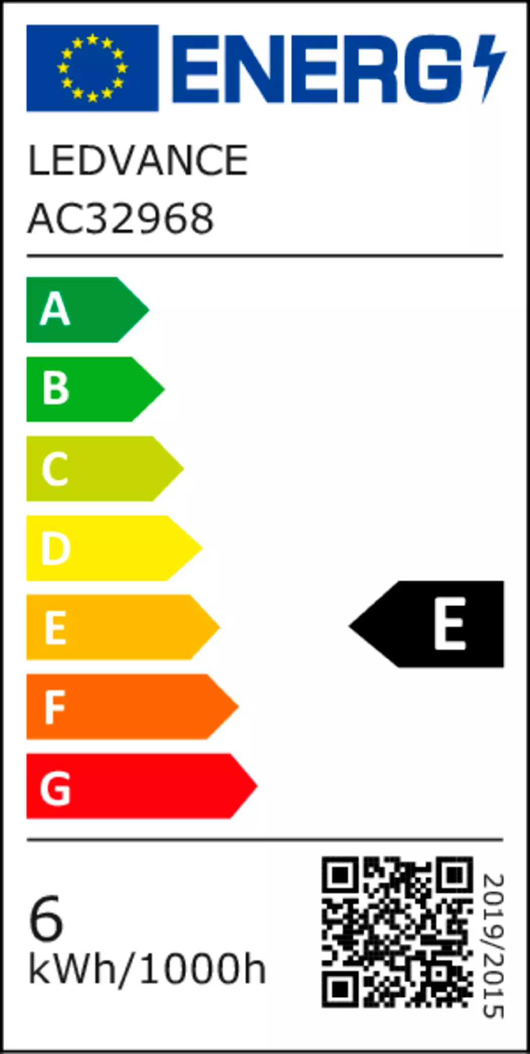 LED-Globeform E27/6 Watt/Energie E