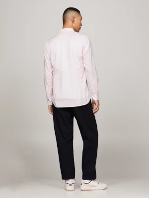 Camisa Slim Fit com Microestampa Flex