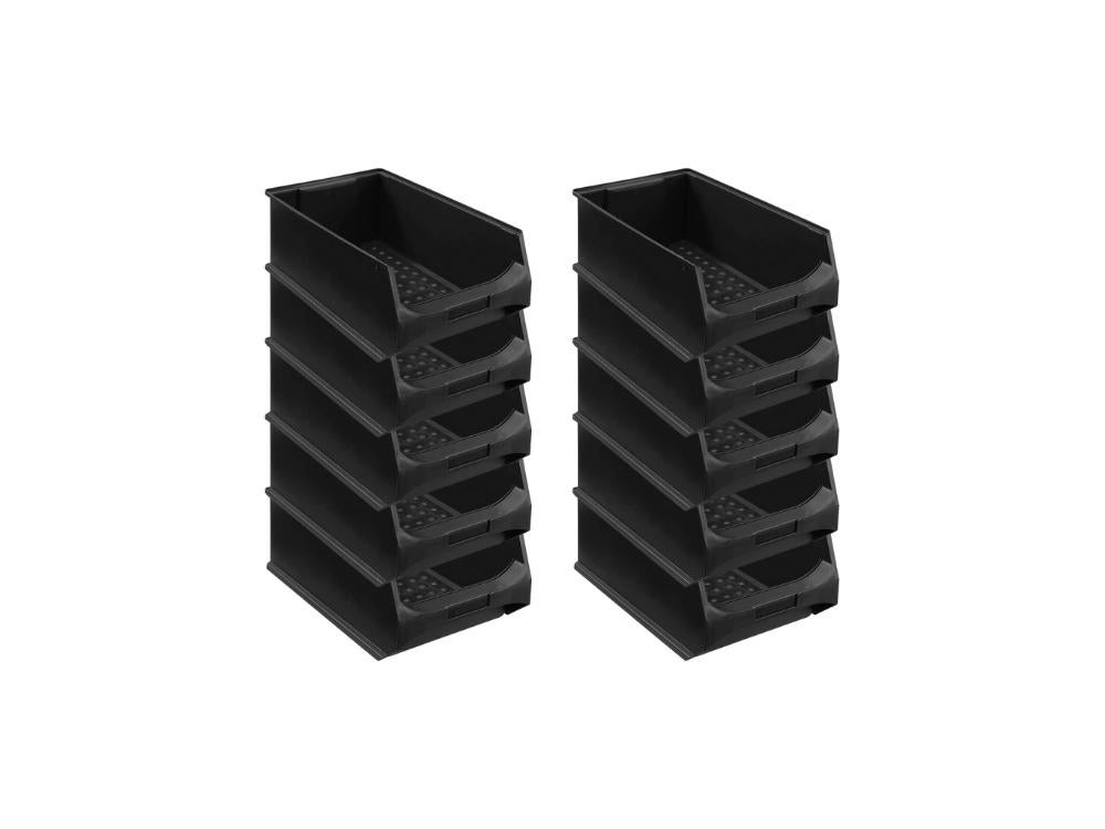 PROREGAL Geleidende Opbergdoos 5,0 HxBxD 20 x 30 x 50 cm 21,8 Liter ESD Opbergcontainer Opbergdoos Opbergdoos Assortiment Sorteercontainer