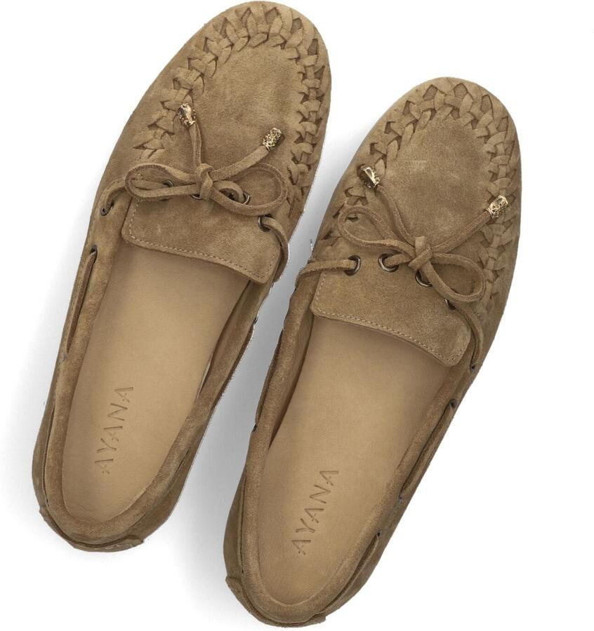 AYANA Mocassins Dames 12671 Maat: 38 Materiaal: Suède Kleur: Camel