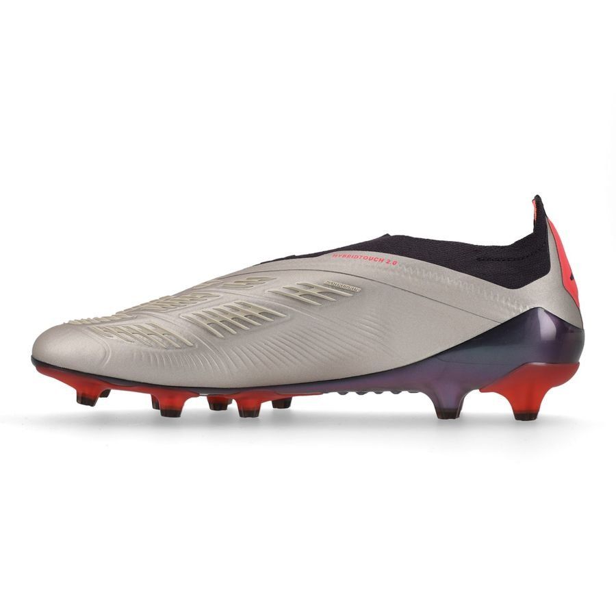 adidas Predator Elite Laceless AG Vivid Horizon - Argenté/Aurora Black/Turbo