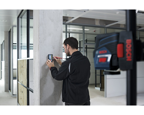 Bosch Professional LR 7 laserontvanger inclusief 2 x AA batterijen en accessoireset