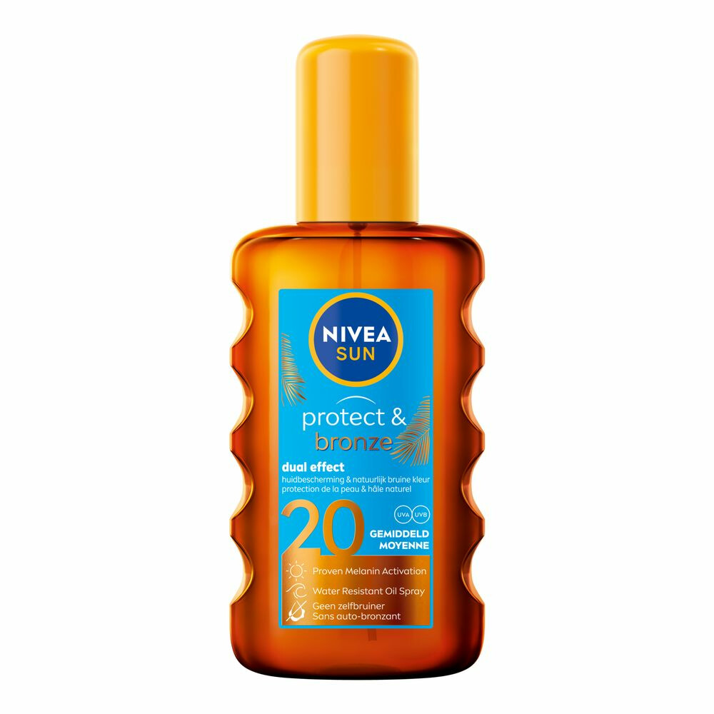 Nivea Sun Protect & Bronze Olie Spray SPF 20200 ml