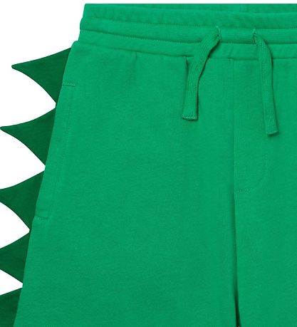 Stella McCartney Kids Sweatshorts -  Grøn m. Takker