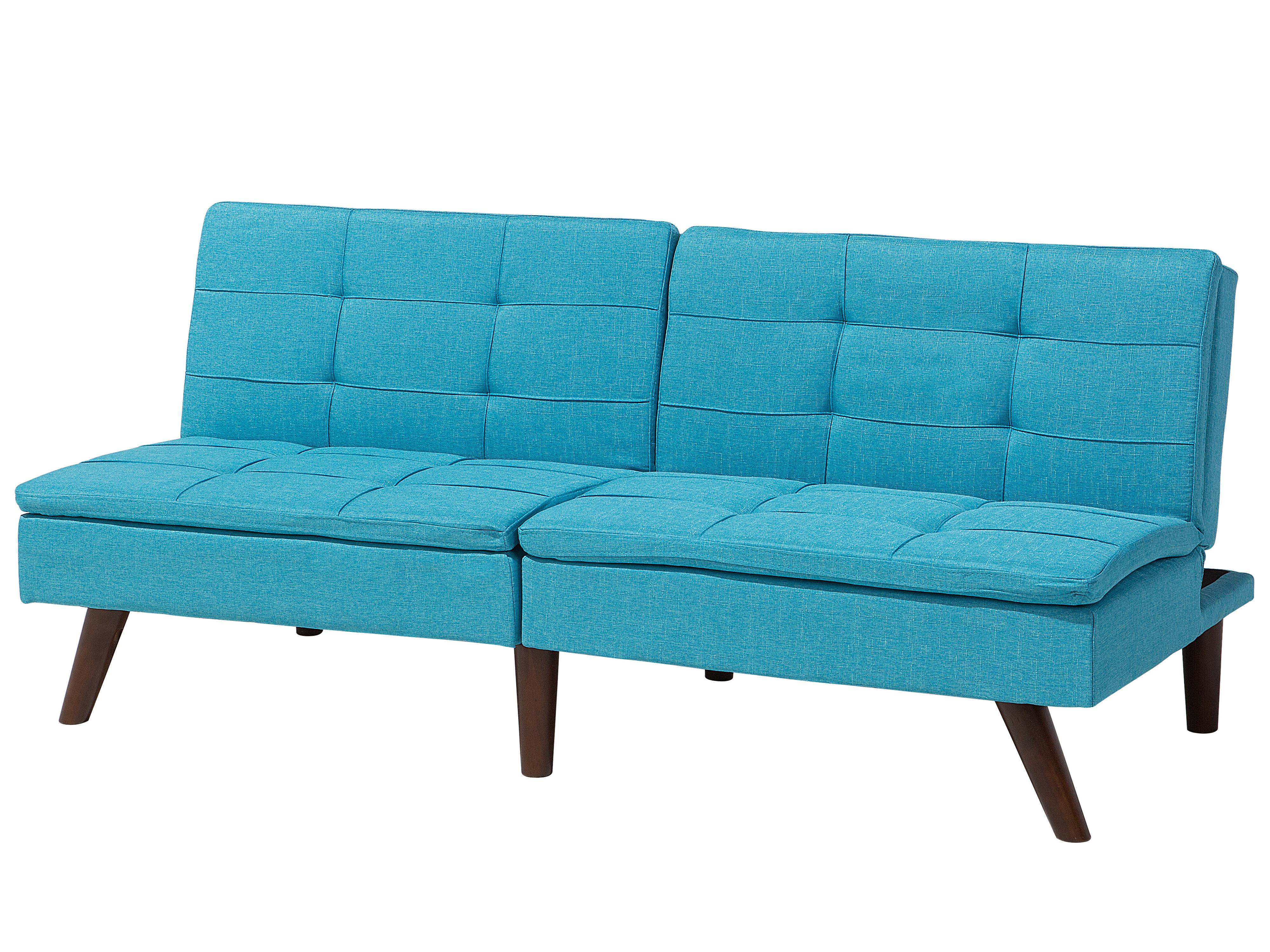 Slaapbank 3-zits RONNE Stof Turquoise