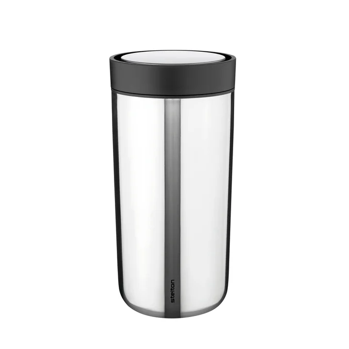 Stelton - To Go Click 0,4 l, doppelwandig, Edelstahl