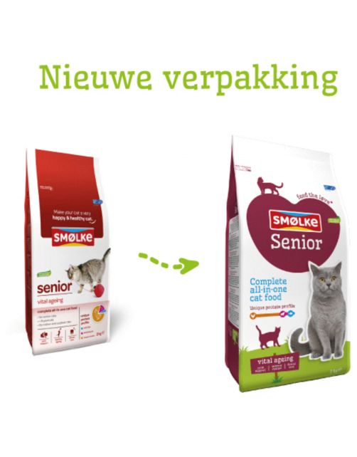 Smolke Cat Senior Kip&Lam&Vis - Kattenvoer