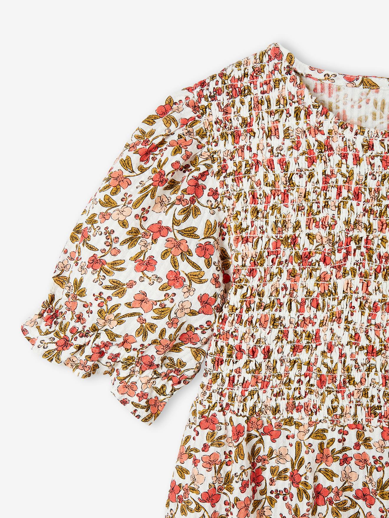 Vestido nude estilo bata para meninas