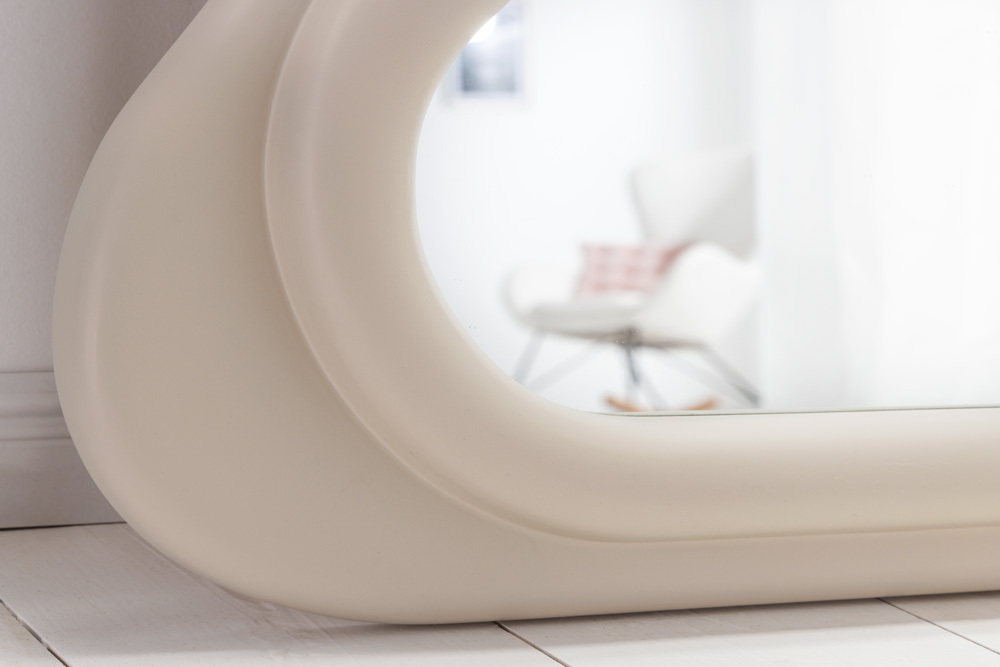 Design Wandspiegel CURVY 160cm greige