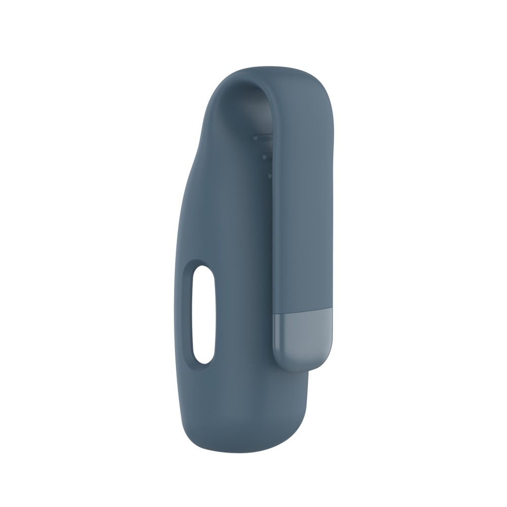 Fitbit Ace 3 / Inspire 3 / Inspire 2 Silikon Bumper Case Hülle mit Gürtelclip - Blau