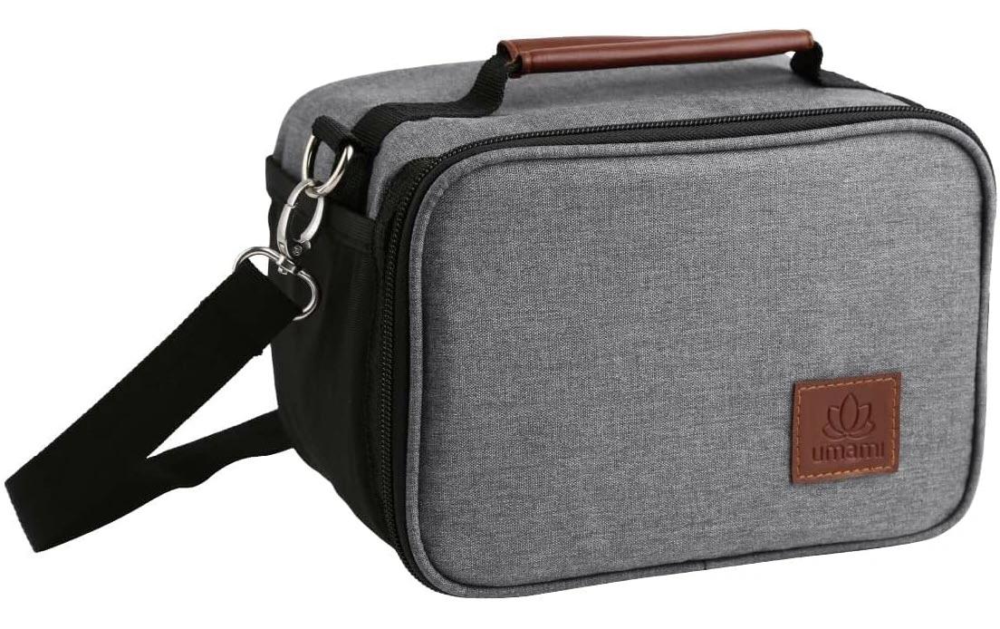 Lunchbox Thermocase GrayDie isolierte Lunchbox mit ergonomischem Griff