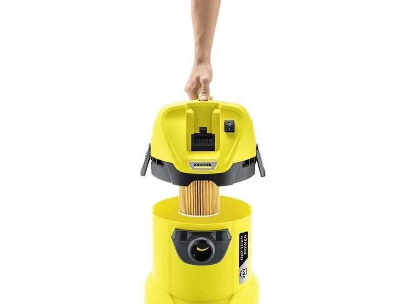 Kärcher WD 3 Battery - Støvsuger - beholder