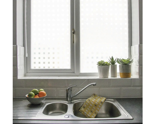 dc-fix® glasdecoratieve folie statisch hechtend Caree 67,5x150 cm