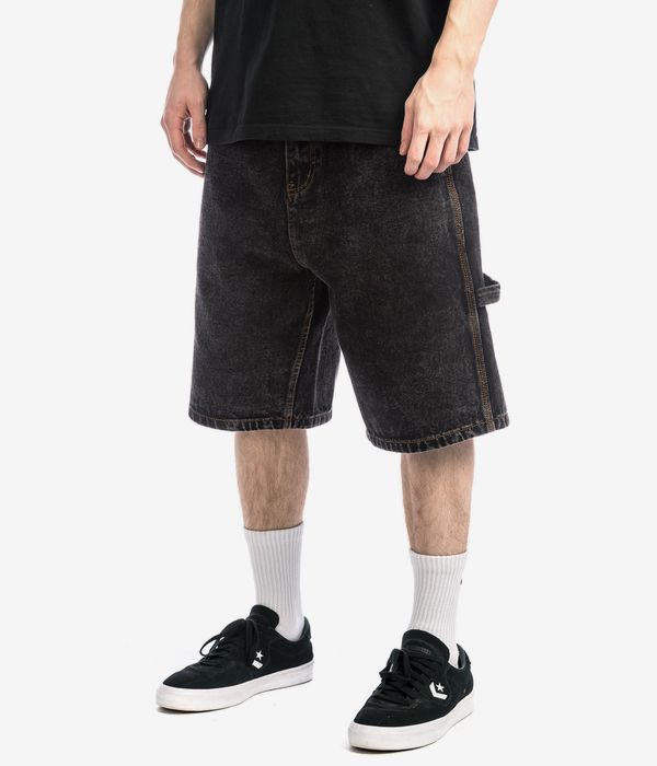 Butter Goods Weathergear Heavy Weight Denim Shorts (gun metal)