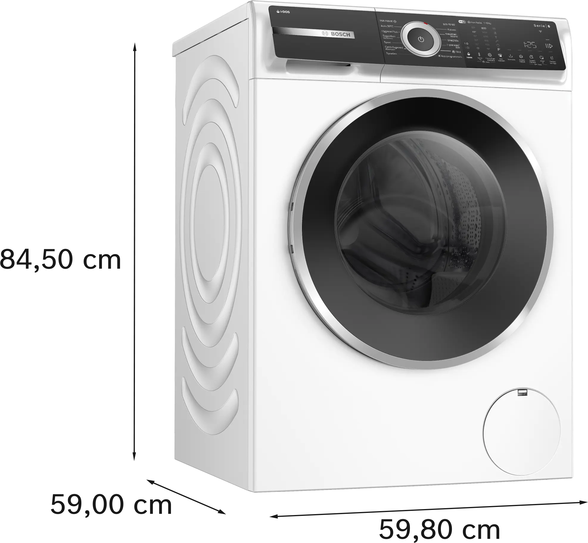 Serie 6 Wasmachine, voorlader 10 kg max. 1600 rpm