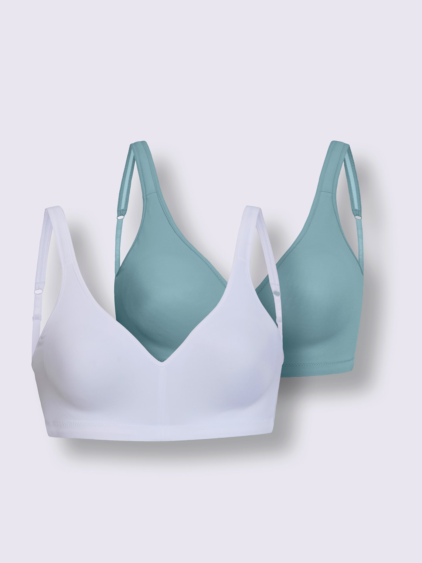 Soutien-gorge basique sans motif bretelles confort