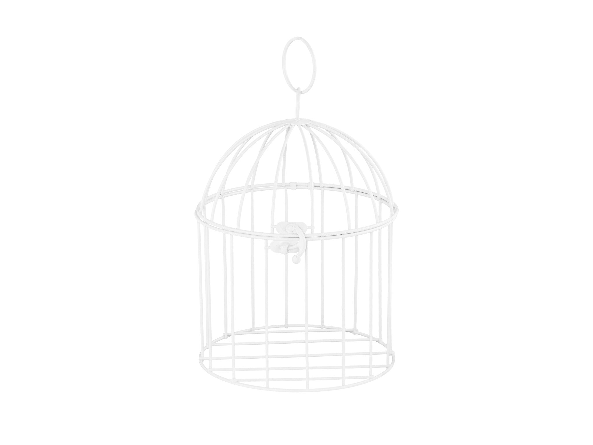 Witte Tafeldecoratie Vogelkooi 24cm