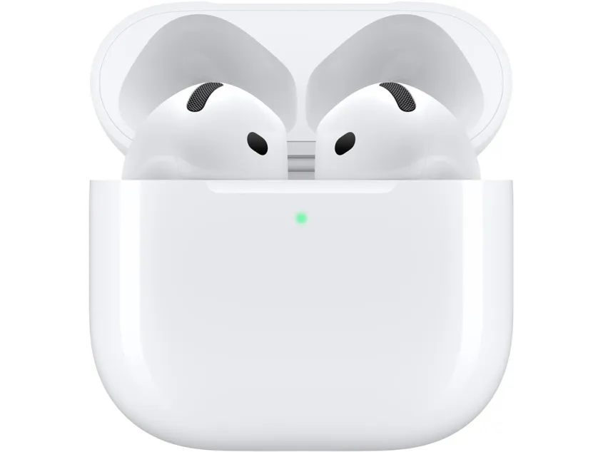 Apple AirPods 4 - Ægte trådløse øretelefoner med mik. - ørespids - Bluetooth - hvid