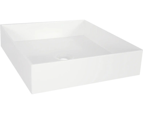 Verschil opzetwastafel Jura 42 x 42 cm wit glanzend 38.253.04