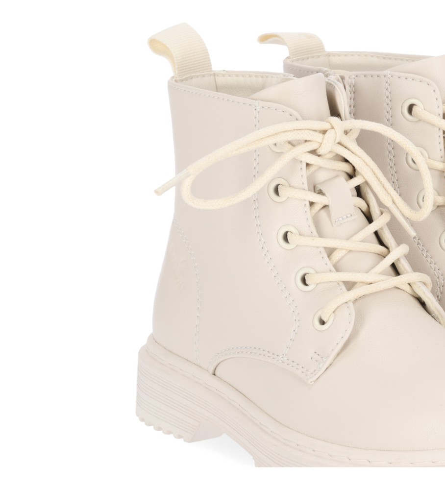 Botas infantis Chika10, tamanho Holland 10, bege.