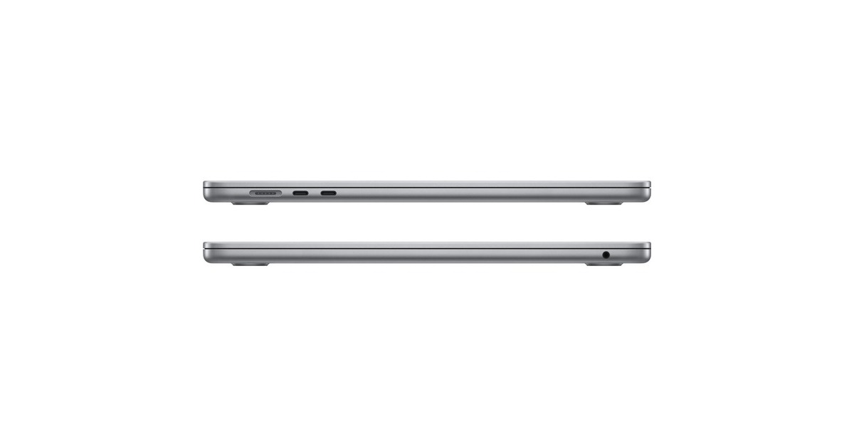 AppleMacBook Air 15 (MQKP3N/A) laptop  (Grijs | M2 | 10-Core GPU | 8 GB | 256 GB SSD | Space Grey)