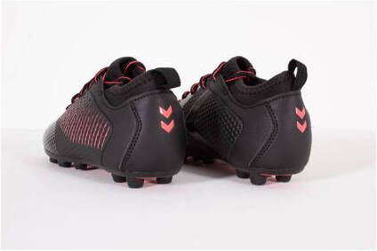 Hummel Zoom FG Jr. voetbalschoenen zwart rood Imitatieleer 31
