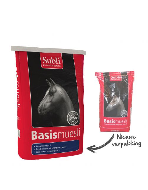 Subli Basismuesli - Paardenvoer - 20 kg